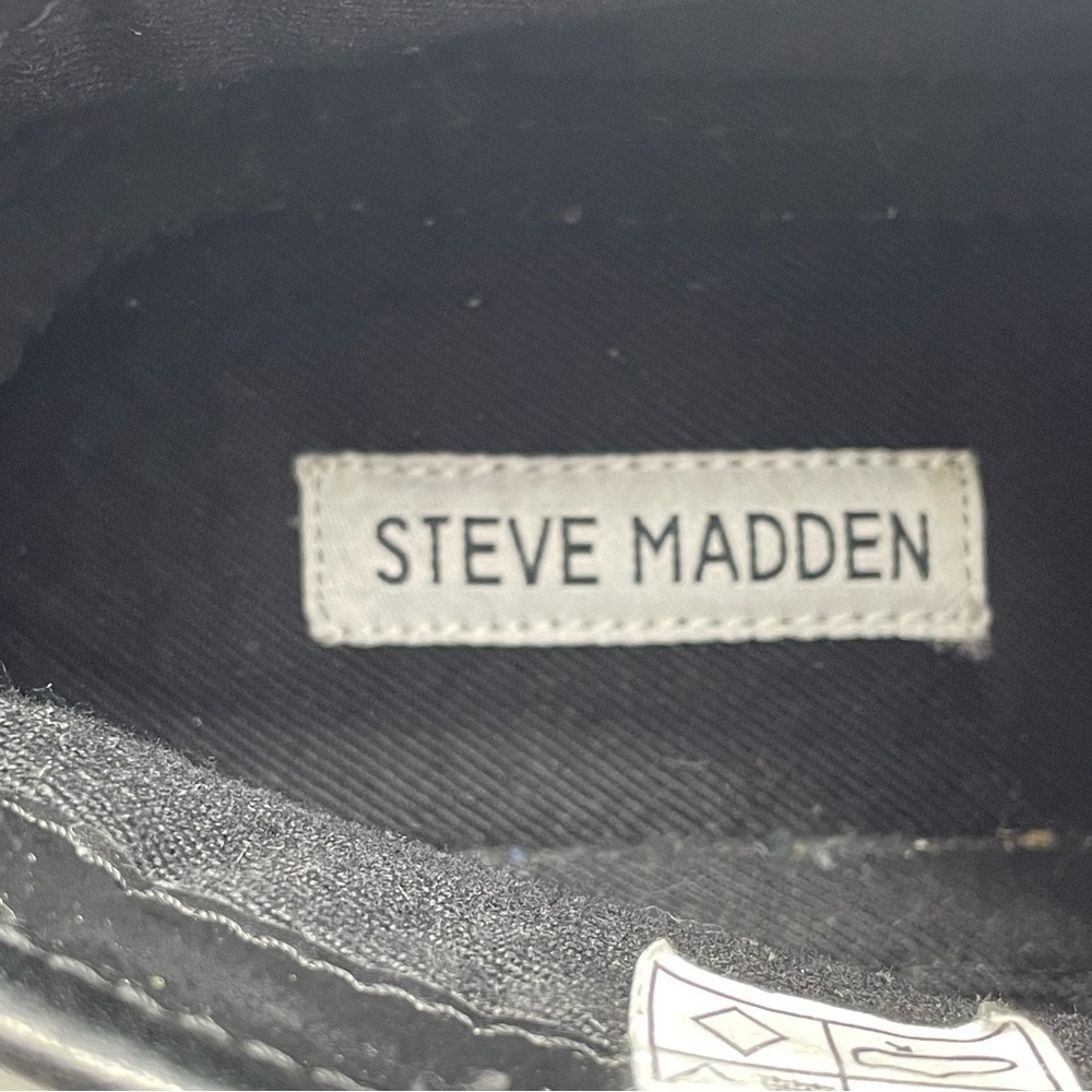 Steve Madden | Harken Black Leather Lace Up Chukka Boots - Picture 7 of 8